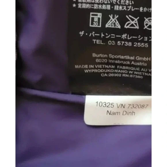 Burton Women Dry Ride Winter Sports Credence Ski Jacket Cool Flavor NOWT